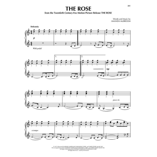 100 Movie Songs for Piano Solo