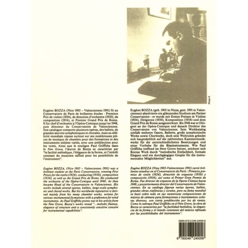 Bozza, Eugène - 12 Caprices