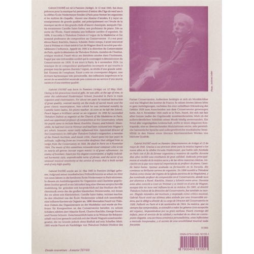 Fauré, Gabriel - Pièce