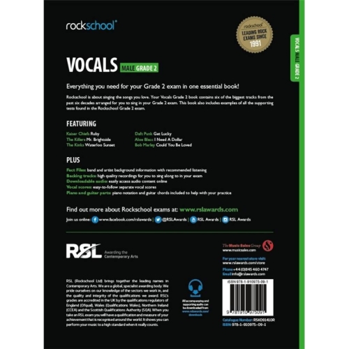 Rockschool: Vocals Grade 2 - Male (2014)