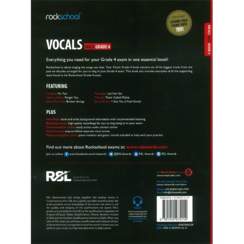 Rockschool: Vocals Grade 4 - Male (2014)