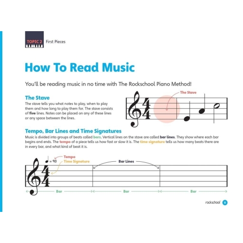Bennett-Hart & Harrison - Rockschool Piano Method Book 1