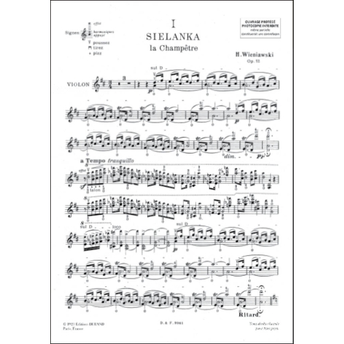 Wieniawski, Henryk - Mazurkas Violon-Piano