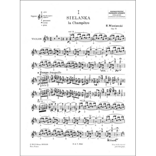 Wieniawski, Henryk - Mazurkas Violon-Piano