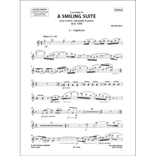 Bacri, Nicolas - A Smiling Suite