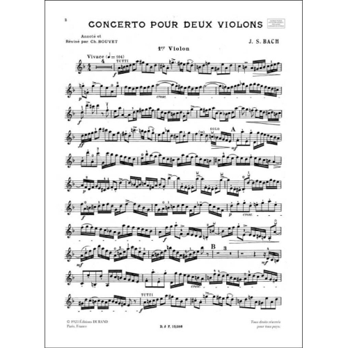 Bach, J.S - Concerto