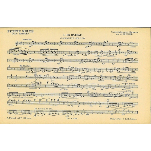 Debussy, Claude - En Bateau, from "Petite Suite"