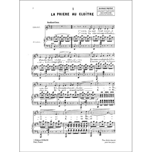 Abt, Franz Wilhelm - 40 Melodies Voix Elevees-Piano