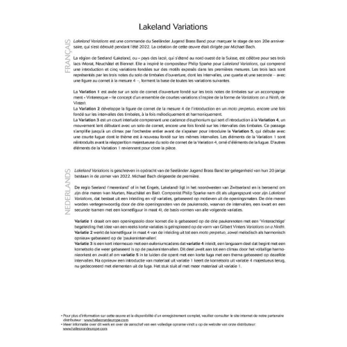 Sparke, Philip - Lakeland Variations