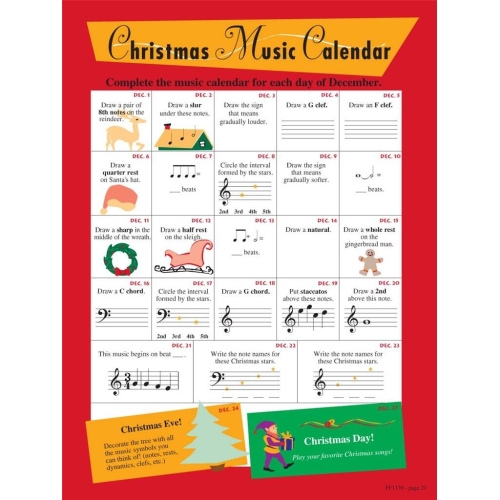 Faber & Faber - Piano Adventures Christmas Book Level 2A