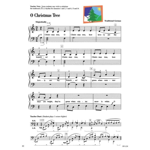 Faber & Faber - Piano Adventures Christmas Book Level 2A
