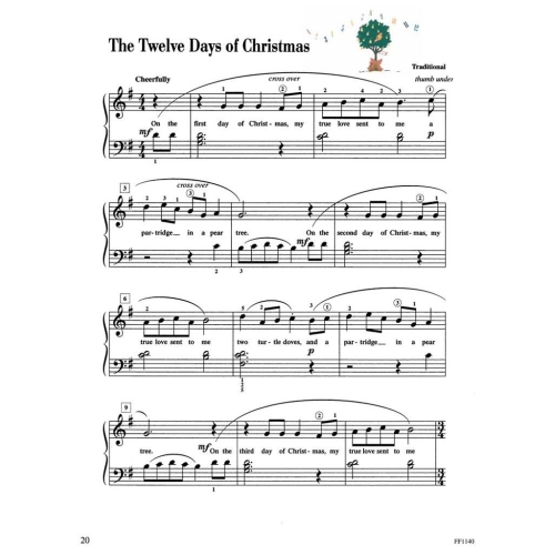 Faber & Faber - Piano Adventures Christmas Book Level 2B