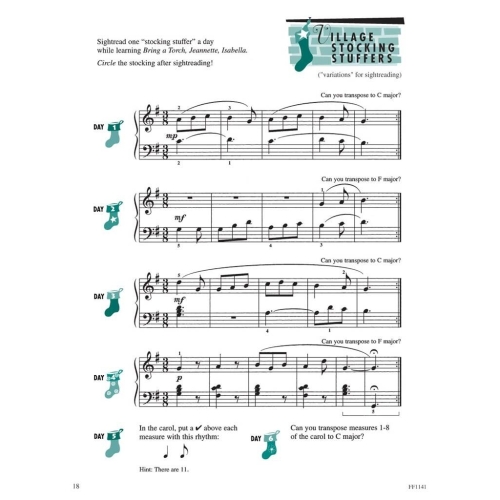 Faber & Faber - Piano Adventures Christmas Book Level 3A