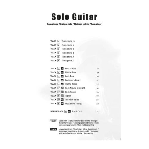Wennink, Ed - 10 Rock & Blues Solos for Guitar