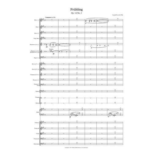 Pals, Leopold der - Spring And Autumn Symphonic Sketches, Op. 14