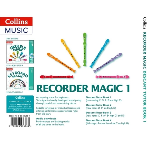 Sebba & Moses - Recorder Magic: Descant Tutor Book 1 [2nd Edition]