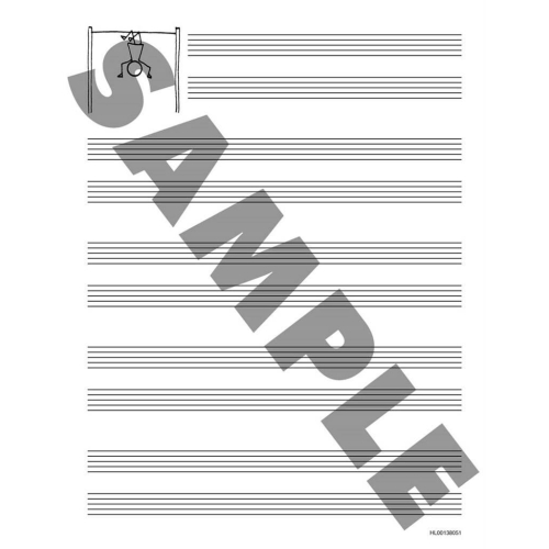 A Dozen a Day - Music Staff Paper