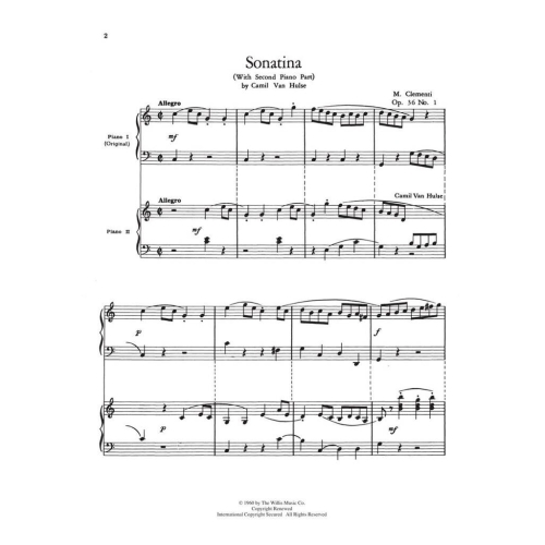 Clementi, Muzio - Sonatina Op. 36, No. 1