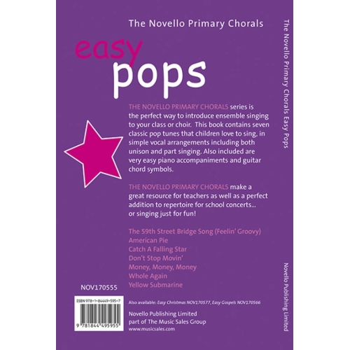 The Novello Primary Chorals: Easy Pops