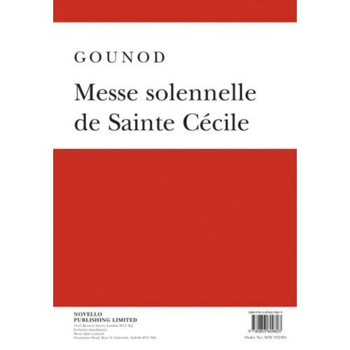 Gounod, Charles - Messe Solennelle De Sainte Cécile