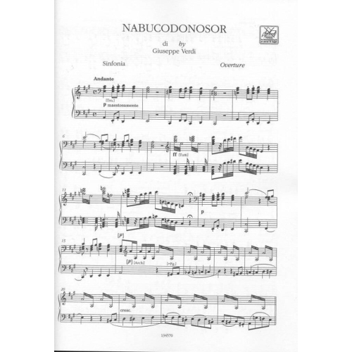 Verdi, Giuseppe - Nabucco / Nabucodonosor - Opera Vocal Score