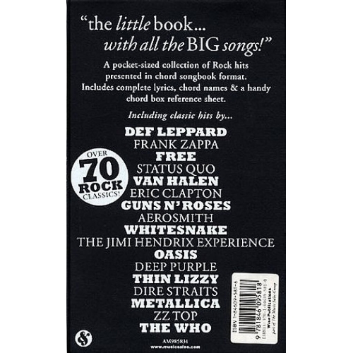 The Little Black Songbook: Rock Hits