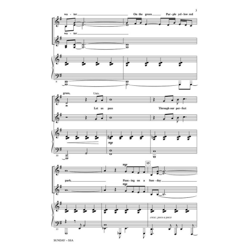 Sondheim, Stephen - Sunday