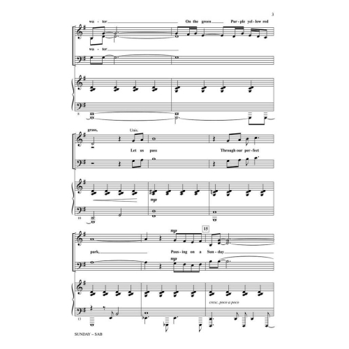 Sondheim, Stephen - Sunday