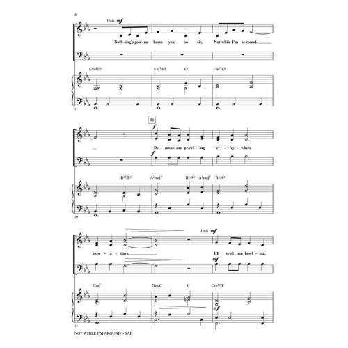 Sondheim, Stephen - Not While I'm Around