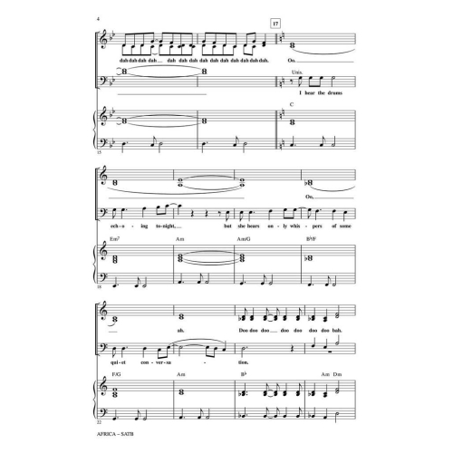 Toto: Africa (SATB)