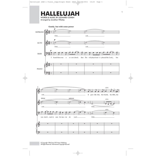 Hallelujah