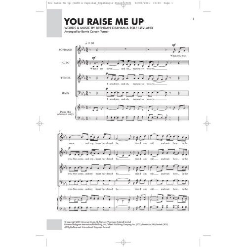 You Raise Me Up