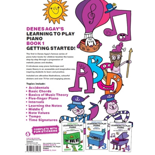 Denes Agays Learning To Play Piano - Book 1 - Getting Started