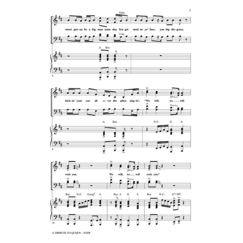 A Tribute To Queen - Medley (SATB)