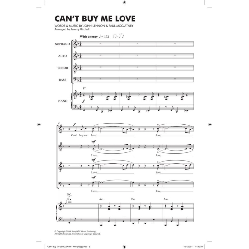 Lennon & McCartney - Can't Buy Me Love