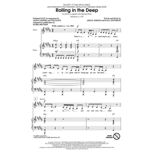 Adkins, Adele - Rolling in the Deep