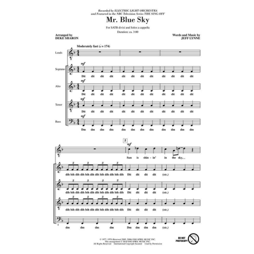 Lynne, Jeff - Mr. Blue Sky
