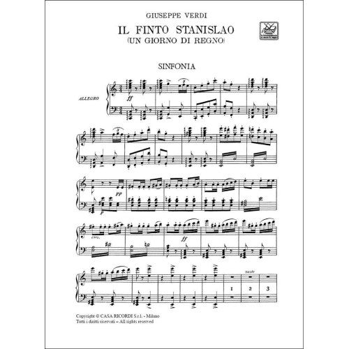 Verdi, Giuseppe - Il finto stanislao