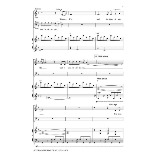(Ive Had) The Time of My Life (from Dirty Dancing) - SATB