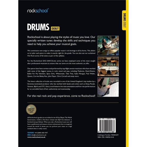 RockSchool Drums Debut (2012-18)