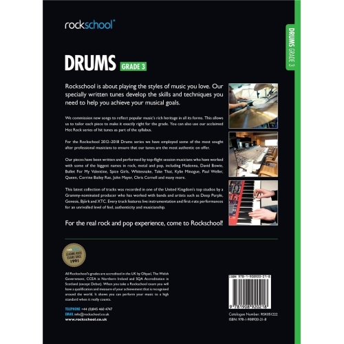 RockSchool Drums Grade Three (2012-18)