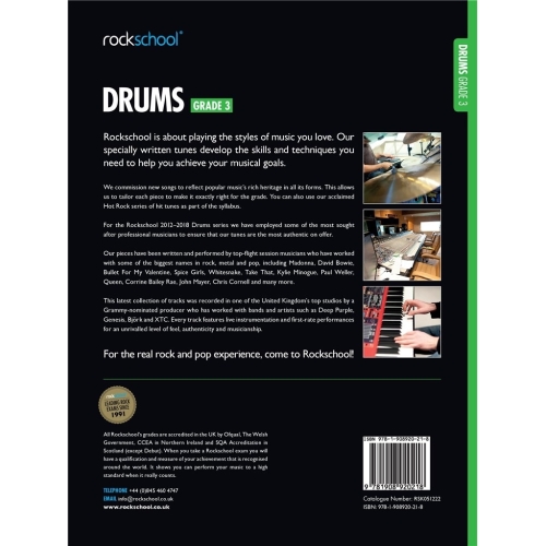 Rockschool Drums - Grade 3 (2012)
