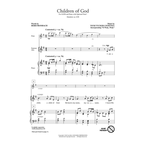 Courtney, Vicki Tucker - Children of God