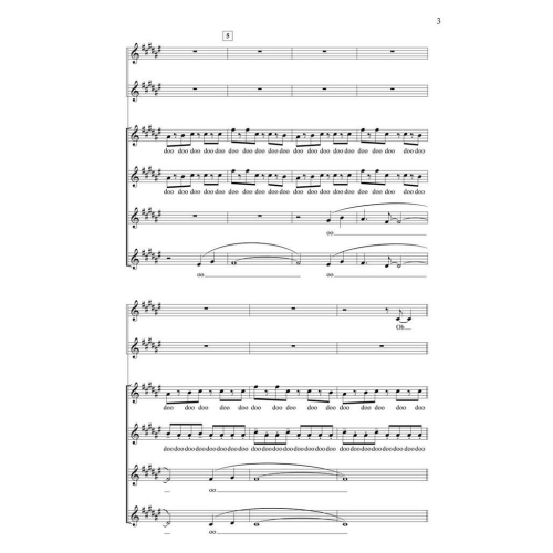 Arr. Deke Sharon: Just Way You Are/Just A Dream (SSAA)