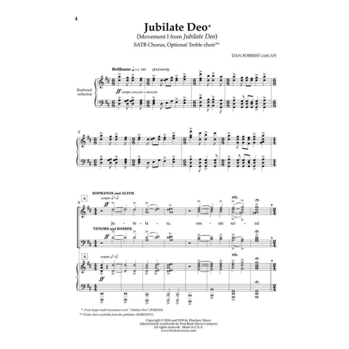 Forrest, Dan - Jubilate Deo