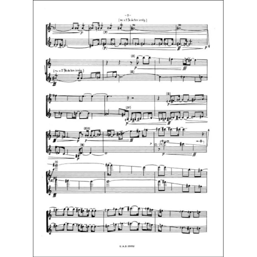 Xenakis, Iannis - Mikka S Pour Violon Solo
