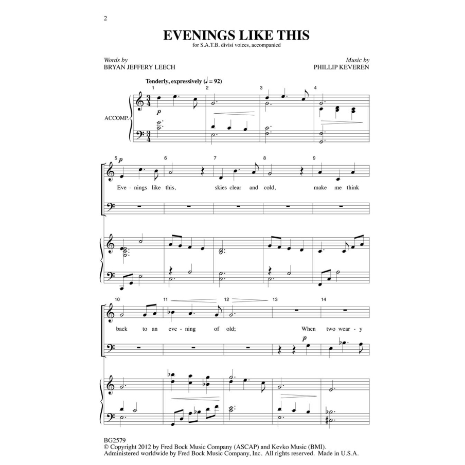 Leech, Bryan Jeffery - Evenings Like This