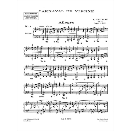 Robert Schumann - Carnaval De Vienne