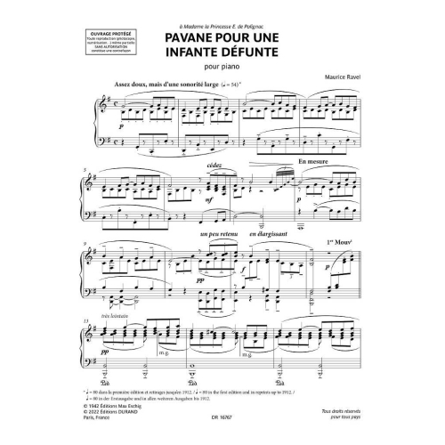 Maurice Ravel - Pavane pour une infante défunte