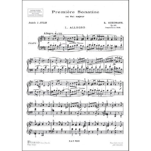 Robert Schumann - 3 Sonatines Op 118 Piano
